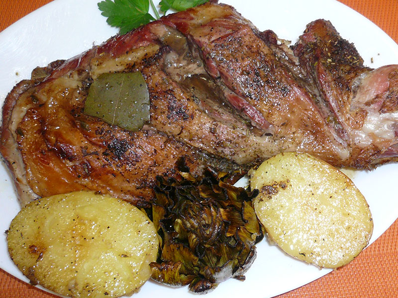 Pierna de cabrito