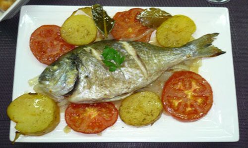 Dorada al horno