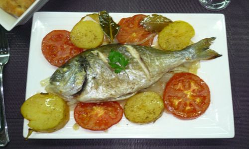 Dorada al horno